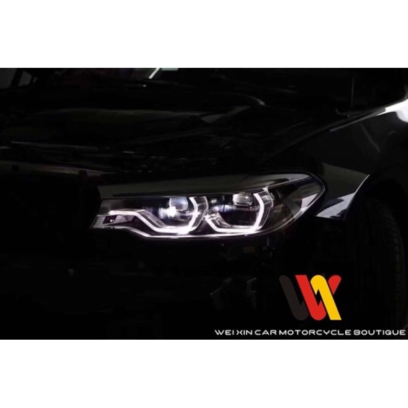威鑫汽車精品 BMW G30 G31 低配LED大燈 升級高配LED大燈總成 編程安裝一次解決 完工價85000