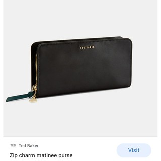 目前缺貨中 英國品牌ted Baker 經典素色logo 文青低調風少女長夾目前特價中唷 蝦皮購物