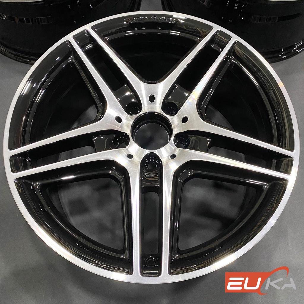 『EUKA優加車業』 賓士 BEZN C系列 AMG 夜色樣式 18吋鋁圈『漆面保固一年』