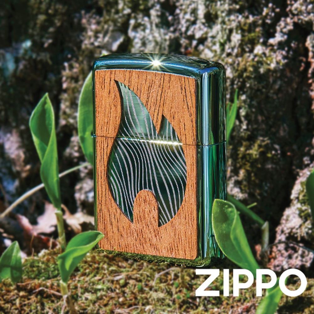 ZIPPO 木紋經典火焰防風打火機 美國設計 官方正版 現貨 禮物 送禮 刻字 客製化 終身保固 49057