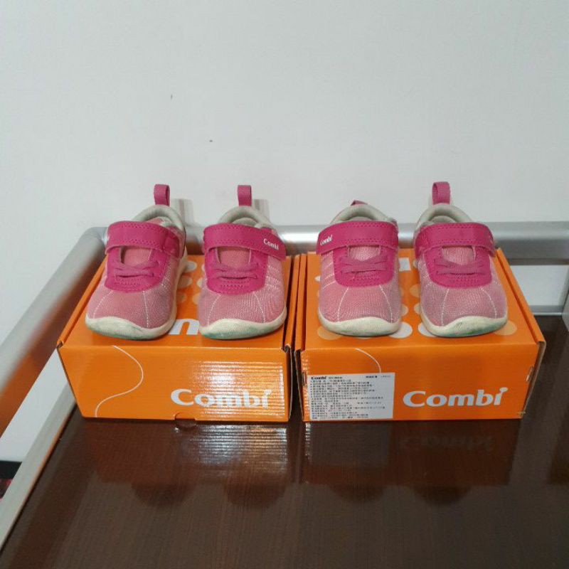 （二手）Combi康貝 玩轉經典幼兒機能鞋和全新鞋墊