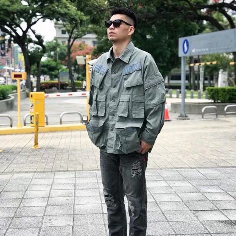 19AW WTAPS MODULAR SHIRT モジュラーシャツ 黒 XL