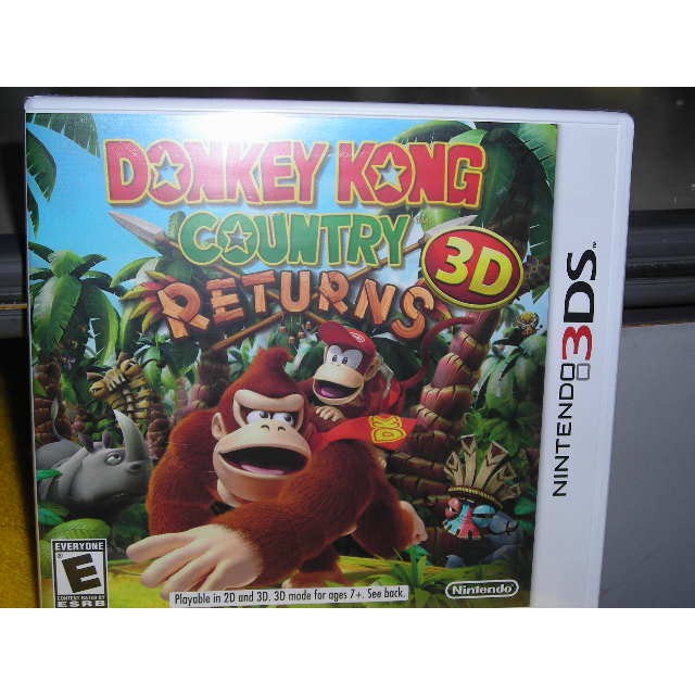 3DS 大金剛再起 3D Donkey Kong Country Returns 3D 全新美版 現貨可刷卡