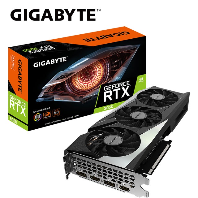 【熊讚】免運費 全新盒裝 台灣公司貨 技嘉 GeForce RTX 3050 GAMING OC 8G 顯示卡 五年保