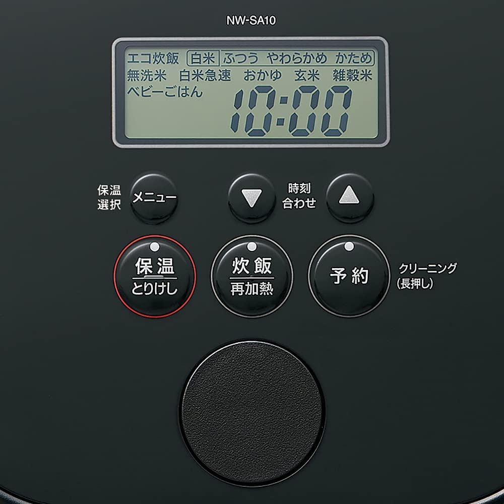 新しい到着 象印 炊飯器 5.5合 IH式 黒まる厚釜 ブラック STAN. NW-SA10-BA