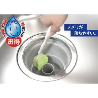 日本製 SANKO 免洗劑 排水口刷 清潔刷 菜瓜布刷