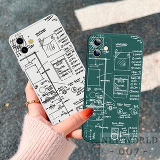 IPhone 6 6S 6 Plus 6S Plus 7 8 Plus X Xs XR 11 12 數學公式直邊手機殼保