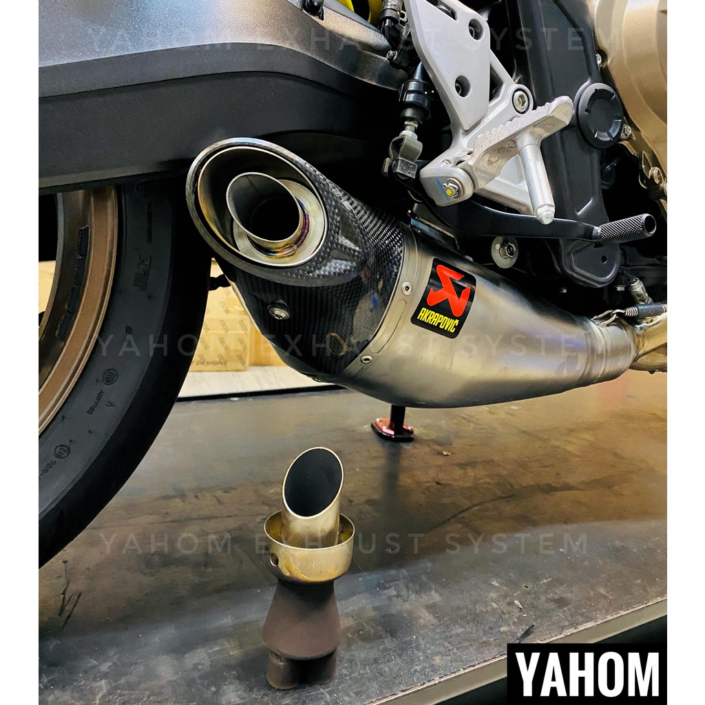 (YAHOM) AKRAPOVIC 鈦蠍碳纖維尾蓋消音塞 大聲版消音塞 MT09 MT07 CB650 CBR650R
