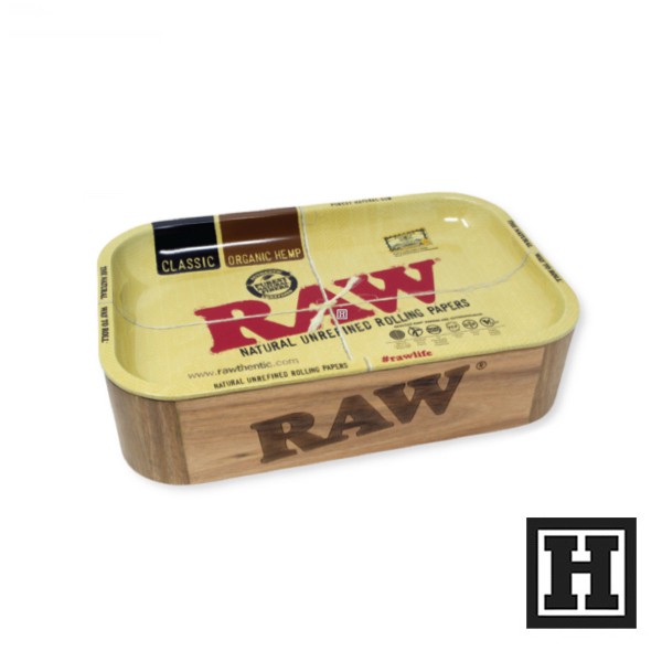 [H Market] 西班牙 RAW Cache Box 鐵盤收納箱 木箱 收納盒 工具盒 手捲湮 Pipe Joint