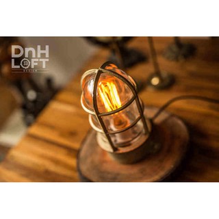 【DnH】電火 銅製檯燈 工業 船燈 燈飾 愛迪生 床頭燈