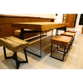 【小吳-客訂原木傢俱】非洲馬柚餐桌-臺南 原木 傢俱