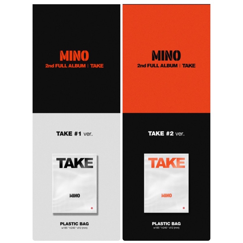 KH🚄現貨 可貨到付款 宋旻浩 MINO WINNER 2ND FULL ALBUM 'TAKE 專輯 正規二輯