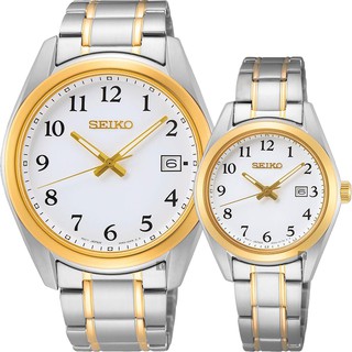SEIKO精工 CS 城市情侶手錶 對錶 6N52-00F0KS+6N22-00P0KS