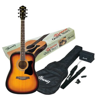 【送新琴點撥】日本 ibanez v50njp 漸層色 民謠吉他 木吉他 41吋d桶 全配超值13件組 (另有f310)