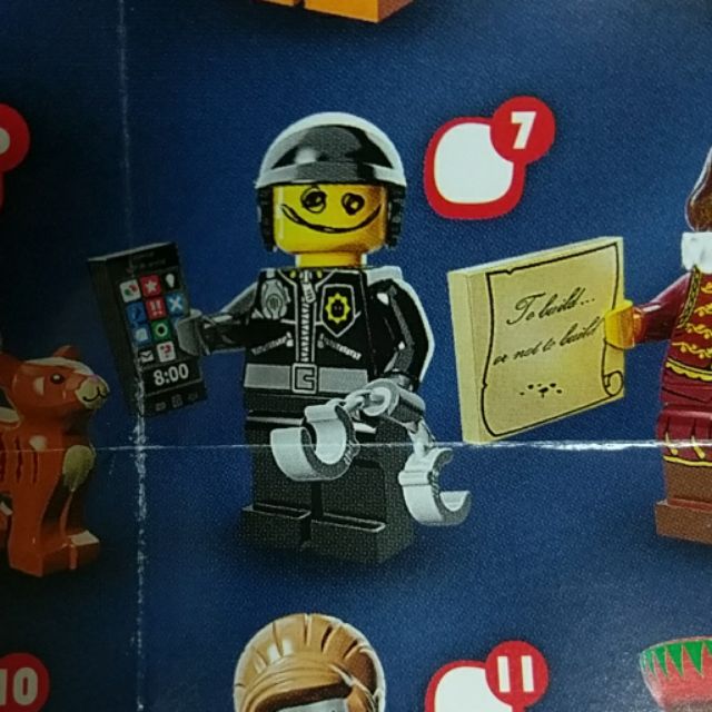 LEGO 樂高玩電影  7號人偶 唯一雙面臉  已打開包裝，附說明書
