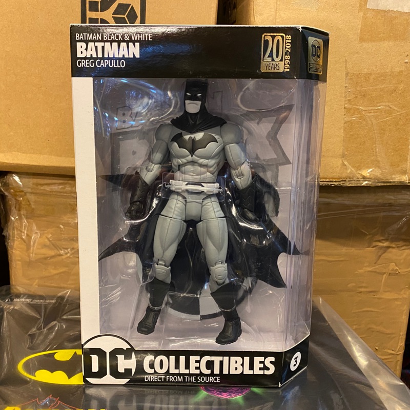 DC Collectibles Essentials 3 蝙蝠俠 黑白版 Greg Capullo 設計 20週年