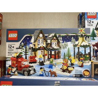 ||高雄 宅媽|樂高 積木|| LEGO“10222‘’ 鄉村的雪地郵局 稀有品盒況普通