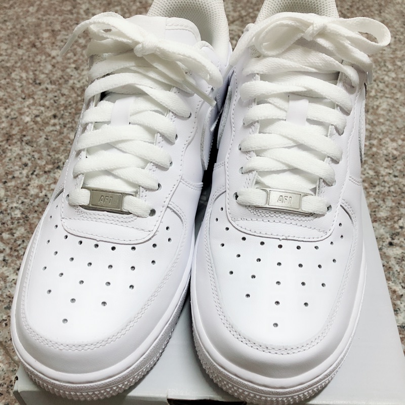 (自售）經典 鐵牌Nike Air Force 1 US7.5 JP24.5 白鞋