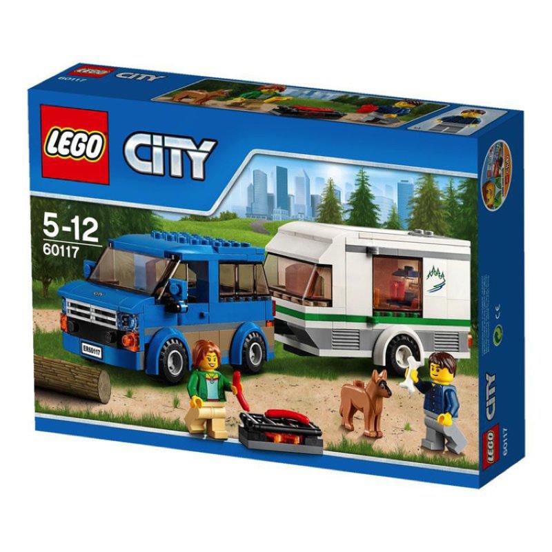 【二手】樂高 LEGO 60117 城市露營車 二手 已拆 有說明書無盒 無人偶 絕版