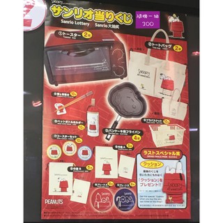 日本 史努比 Snoopy Peanuts 一番賞 烤箱 煎鍋 手提袋 置物籃 娃娃 筷架 束口袋