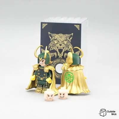 Lego MOC OUTSIDEBRICK 九頭蛇洛基 Loki(第三方人偶)