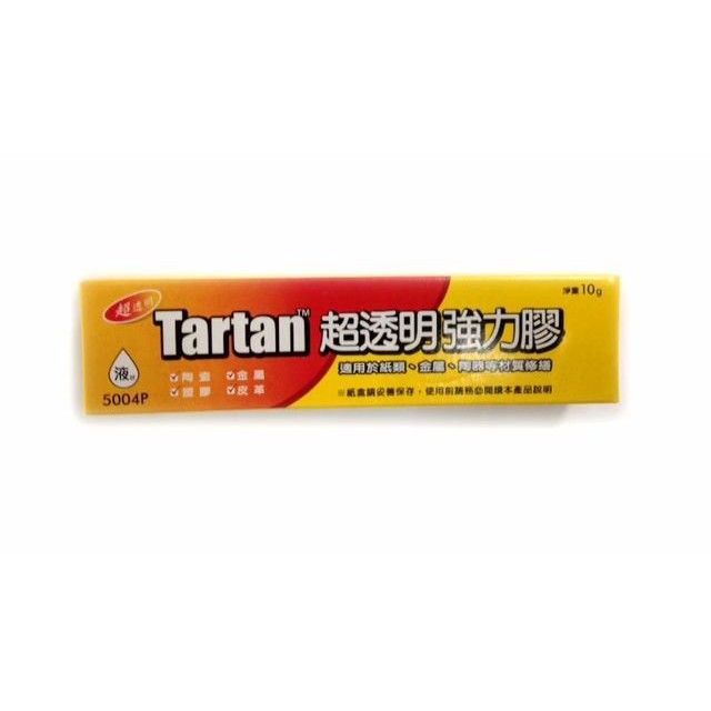 3M Tartan 超透明強力膠 快乾 瞬間膠 三秒膠(10g)/條 5004P