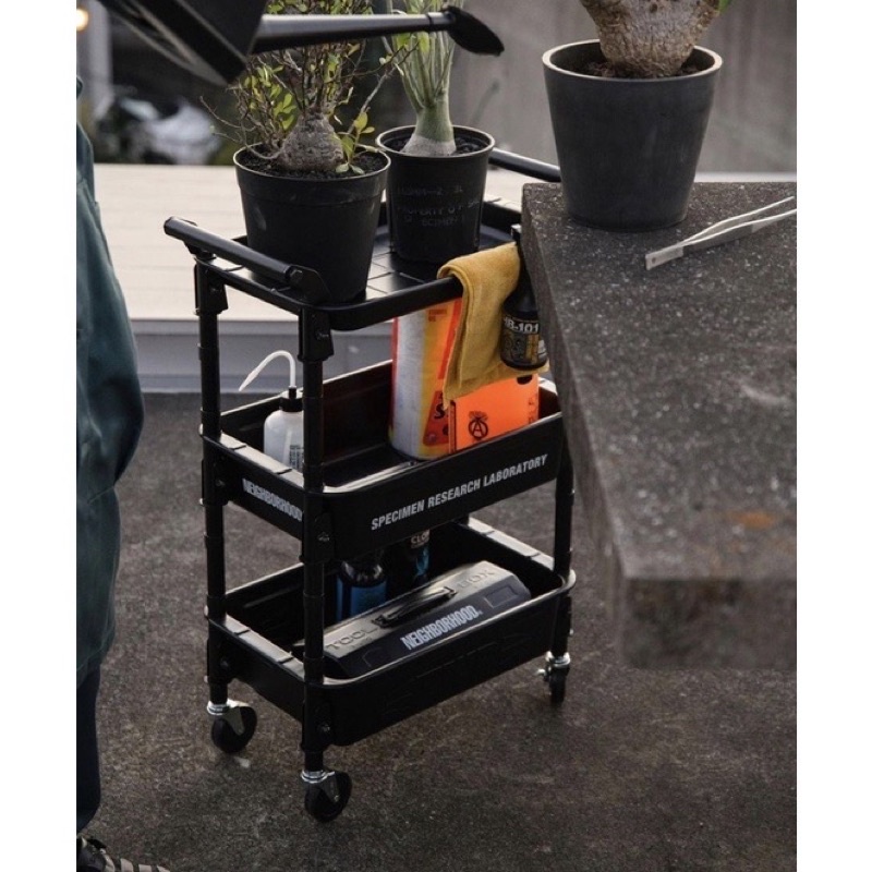 現貨 nbhd NEIGHBORHOOD SRL / S-TOOL WAGON 置物籃 植物 植栽 推車 滾輪 置物架