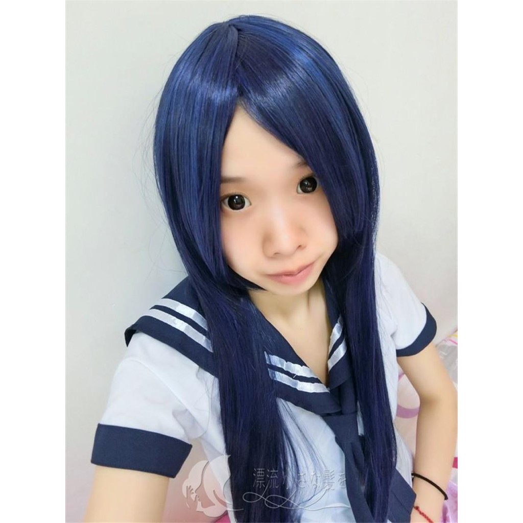 假髮 Cos假發love Live 園田海未青鬼院蜻蛉英雄聯盟九尾妖狐阿貍 蝦皮購物