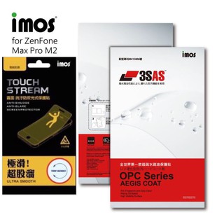 "係真的嗎"imos 3SAS ASUS ZenFone Max Pro M2 ZB631KL疏油疏水螢幕保護貼 塑膠製