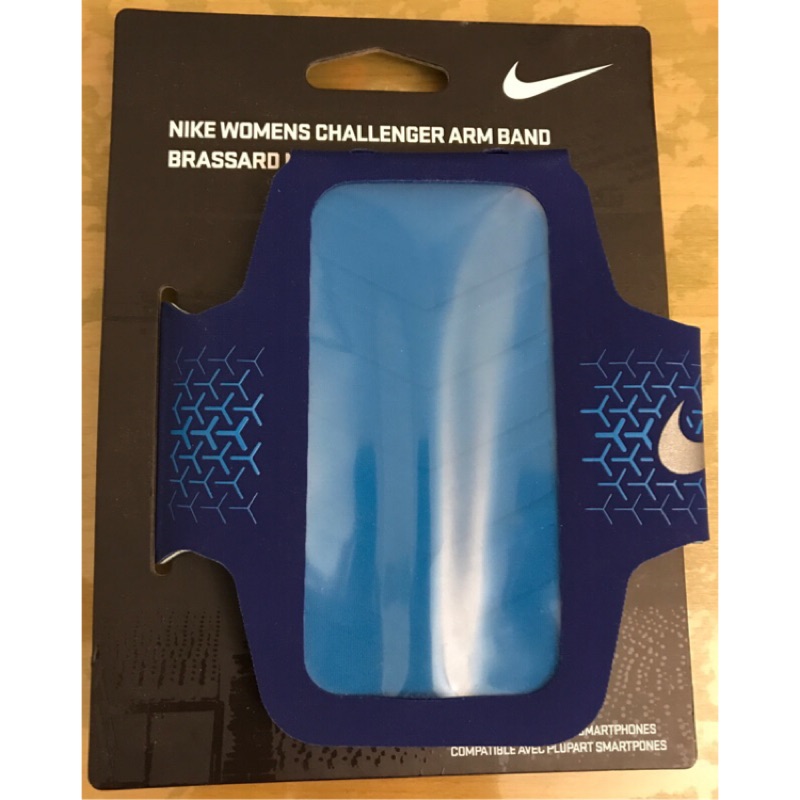 Nike Free arm band 臂掛套 藍色 輕量手機臂包 i6 i7 4.7吋 臂袋