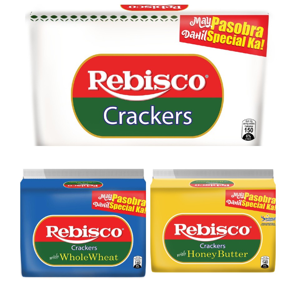 菲律賓 Rebisco Crackers 原味 蜂蜜 全麥 餅乾 330g