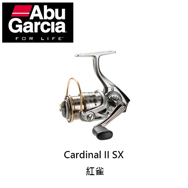 【鄭哥釣具】Abu Garcia 紅雀 II CARDINAL II SX 淡海水兩用 捲線器 平價款雙線杯 紡車式捲線