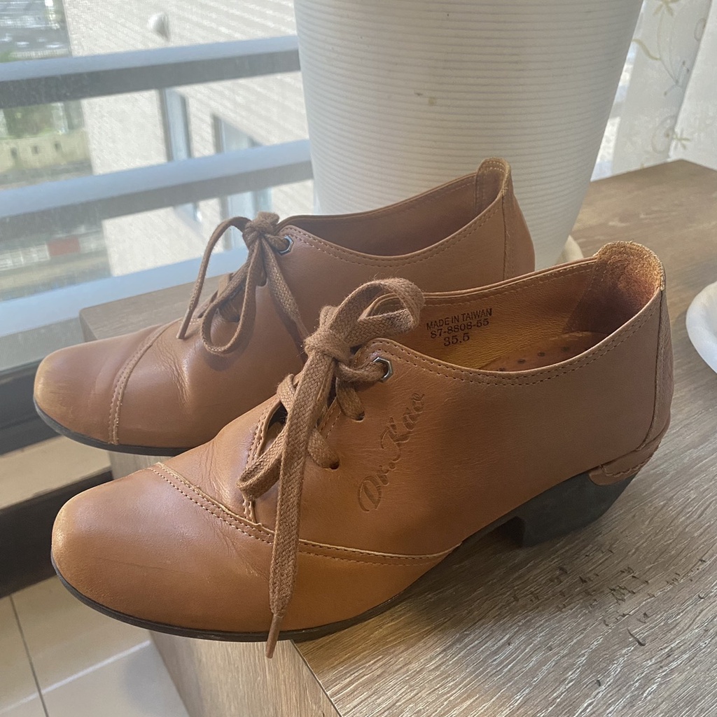 DR.KAO 增高6cm牛津鞋 氣墊跟鞋 呼吸空氣鞋
