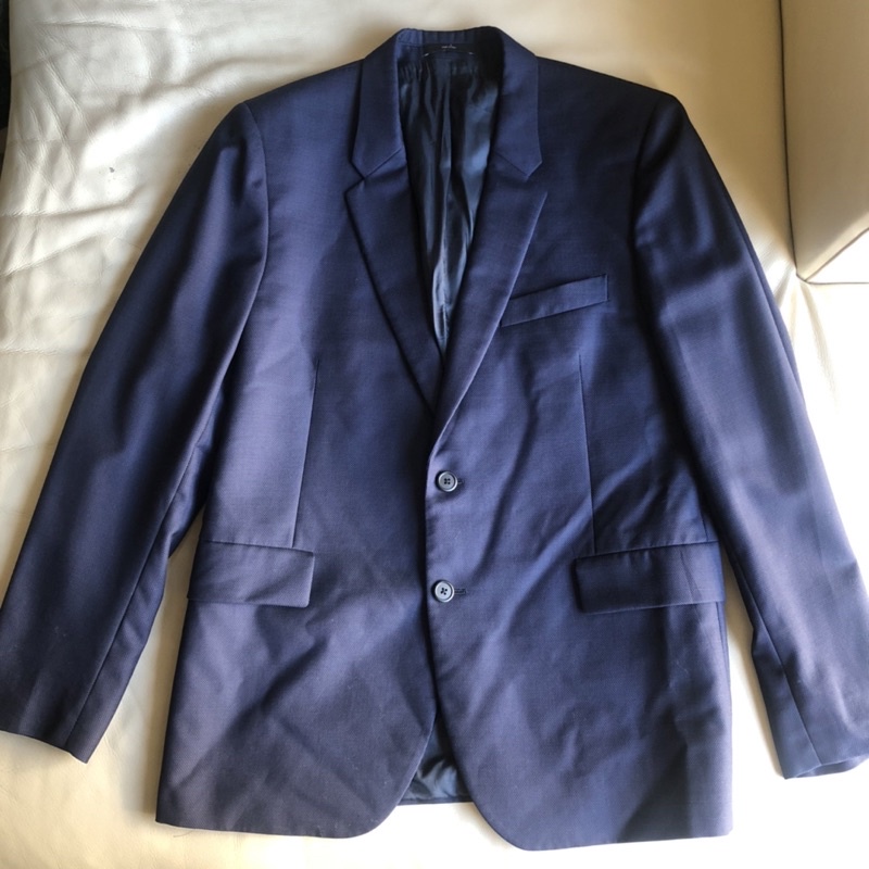 保證正品 Paul Smith 藍色 成套 西裝 外套 size 52 也適合 50 (上衣)