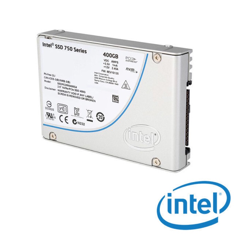 【Intel 英特爾】750系列400G固態硬碟(U.2介面)SSDPE2MW400G4X1