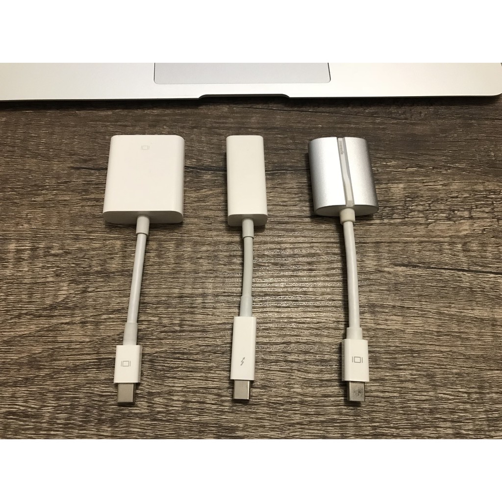 Apple thunderbolt VGA/乙太網路/HDMI 轉接頭