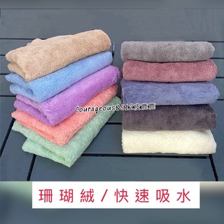 皮鹿鹿295 珊瑚絨 絨毯 快速吸水 超強吸水 方巾 毛巾 手帕 廚房 洗碗 抹布 吸水 寵物 法蘭絨 蜜袋鼯 鸚鵡