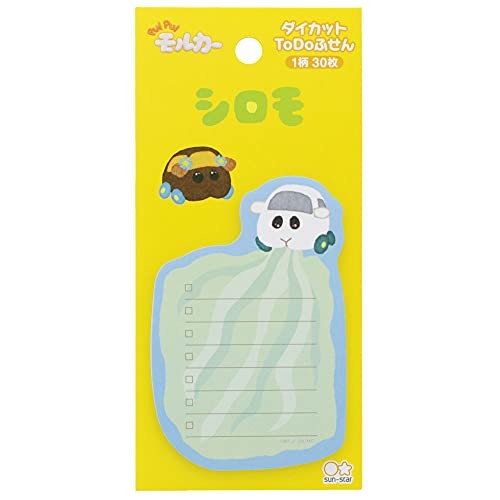 sun-star PUIPUI To Do Sticky Note/ Shiromo 天竺鼠車車 便利貼 　eslite誠品