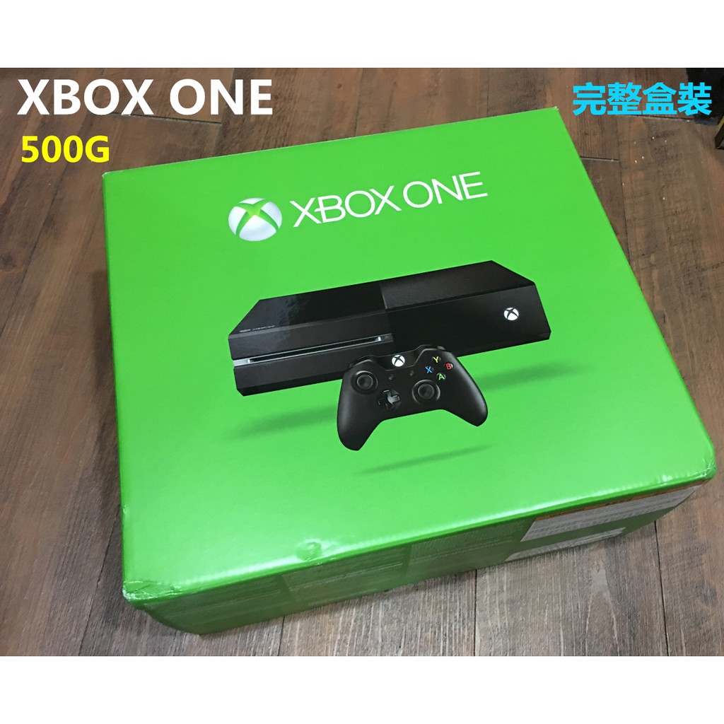 微軟 Xbox one 500G 附原廠把手 完整盒裝 便宜賣 二手 中古 遊戲機 xbox one 遊戲主機 可面交