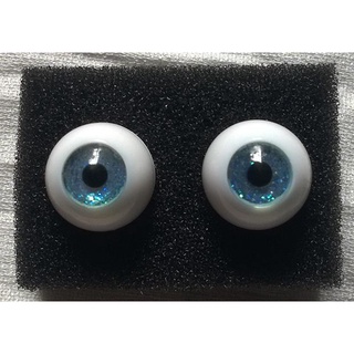 《BJD自藏物》壓克力金屬眼 透明月光石色 14mm