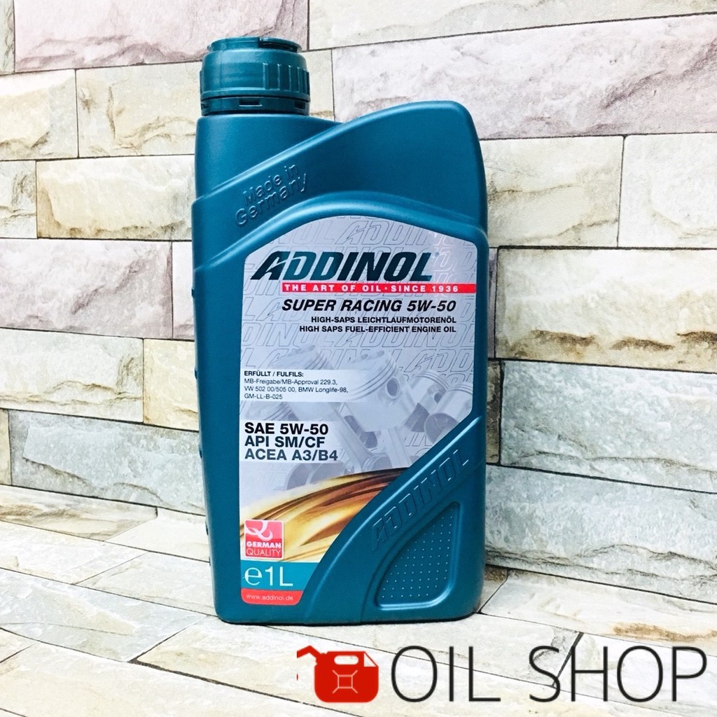 油膩膩 附發票 ADDINOL SUPER RACING 5W-50 5W50 2122 | 蝦皮購物