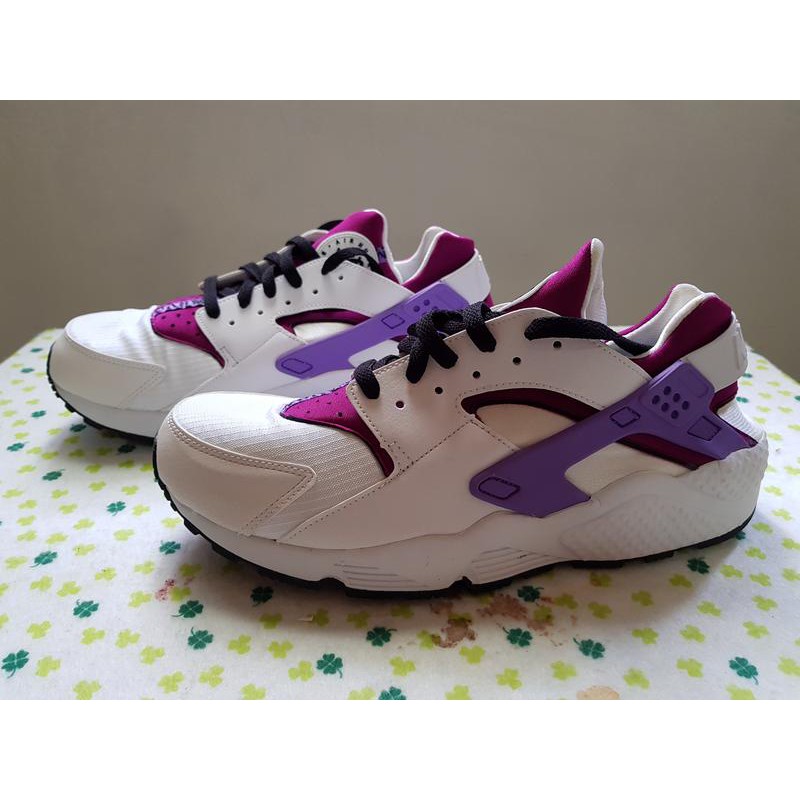 全新 NIKE WMNS AIR HUARACHE 紫/白配色