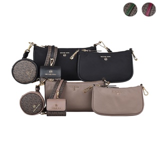 MICHAEL KORS JET SET金字LOGO尼龍拉鍊4合1斜背子母包(多色)