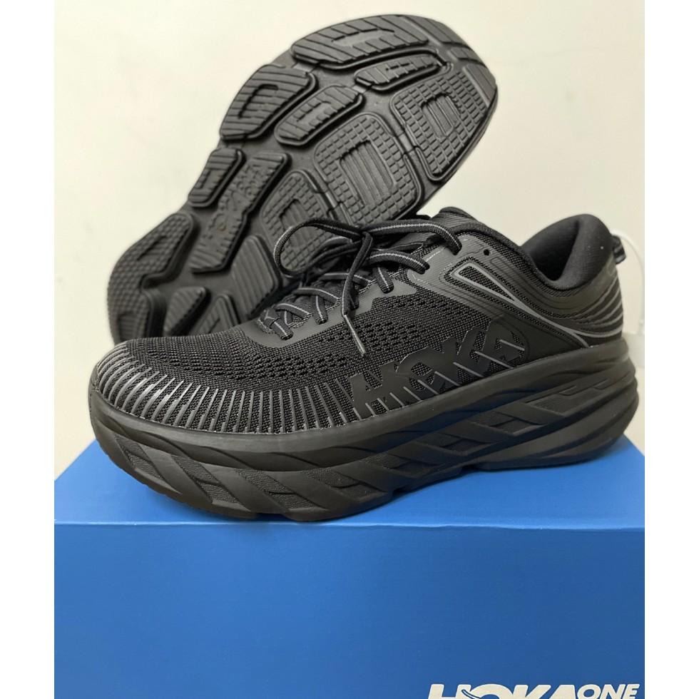 全新 HOKA ONE ONE Bondi 7 邦代7黑色 登山鞋 1110518-BBLC 現貨