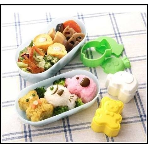 小熊小象小魚餅乾模具 動物造型米飯糰  飯糰模具 壽司模具 DIY模具