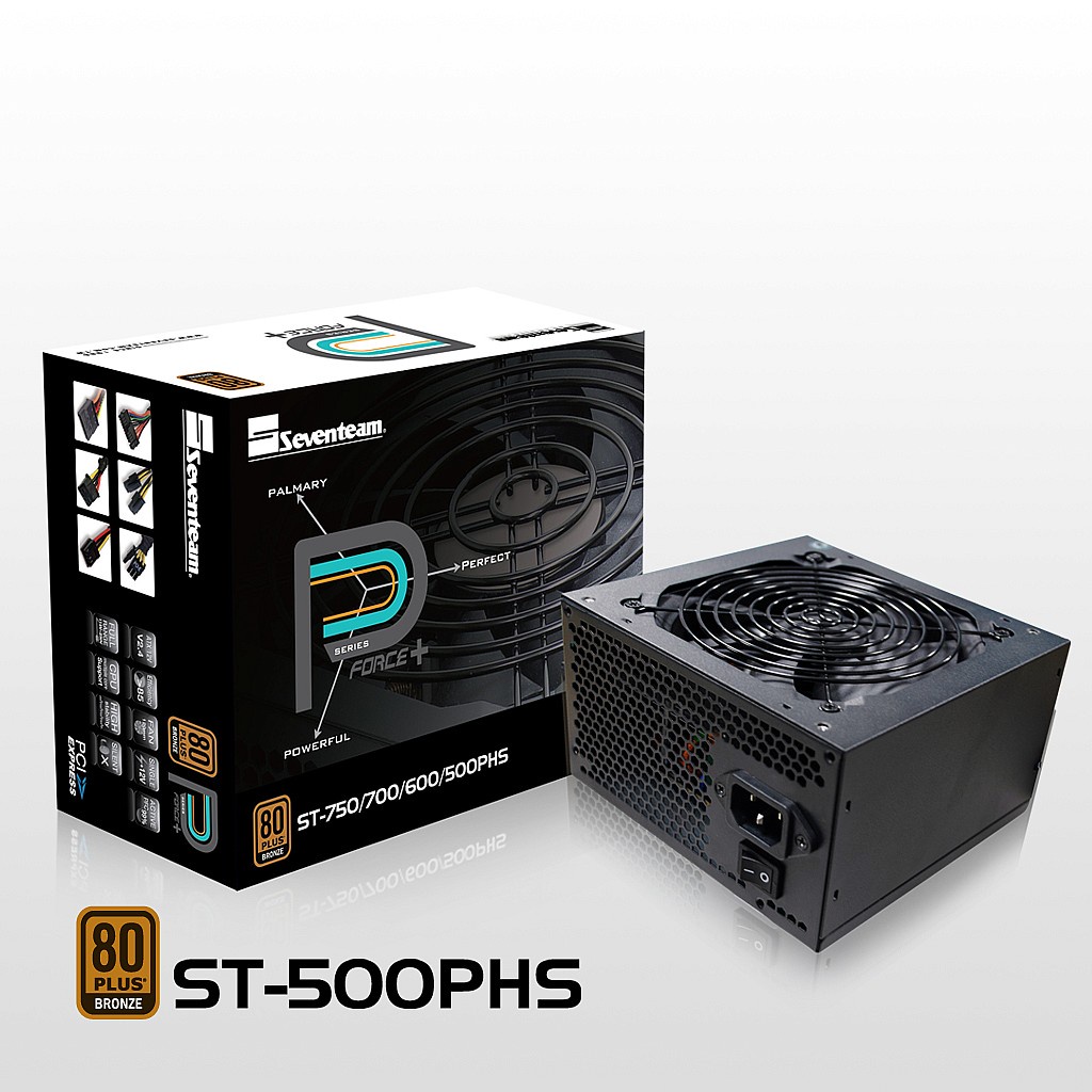 【鼎立資訊】七盟 ST-500PHS 500W 銅牌 電源供應器   ST-600PHS 600W