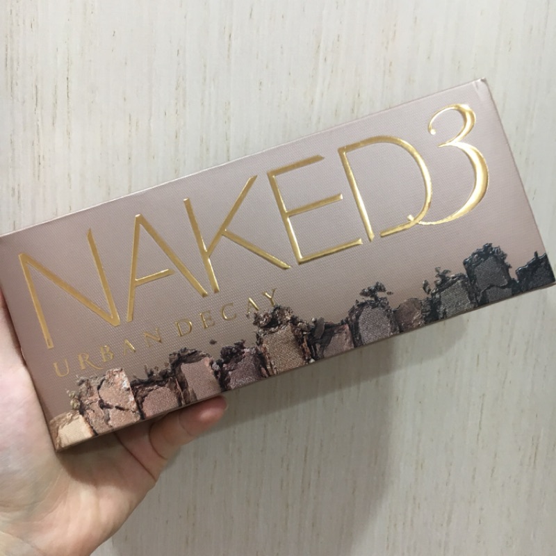 九成新 NAKED3 NAKED 眼影 眼影盤 粉色 玫瑰金 眼影打底膏試用 urban decay