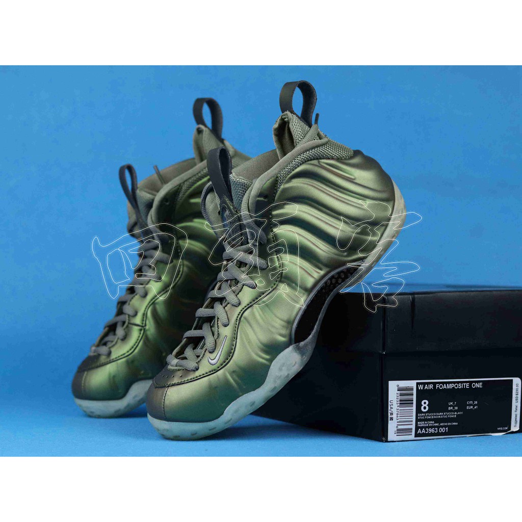 Nike Air Foamposite One 1 PRM Triple Black Suede Size 5Y ...