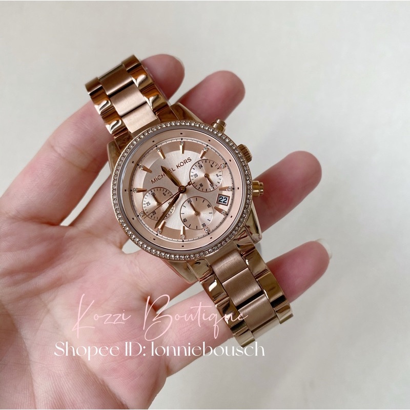 Michael Kors mk6356 mk6357 mk6428 mk6322 玫瑰金 金色 銀色水鑽 mk手錶