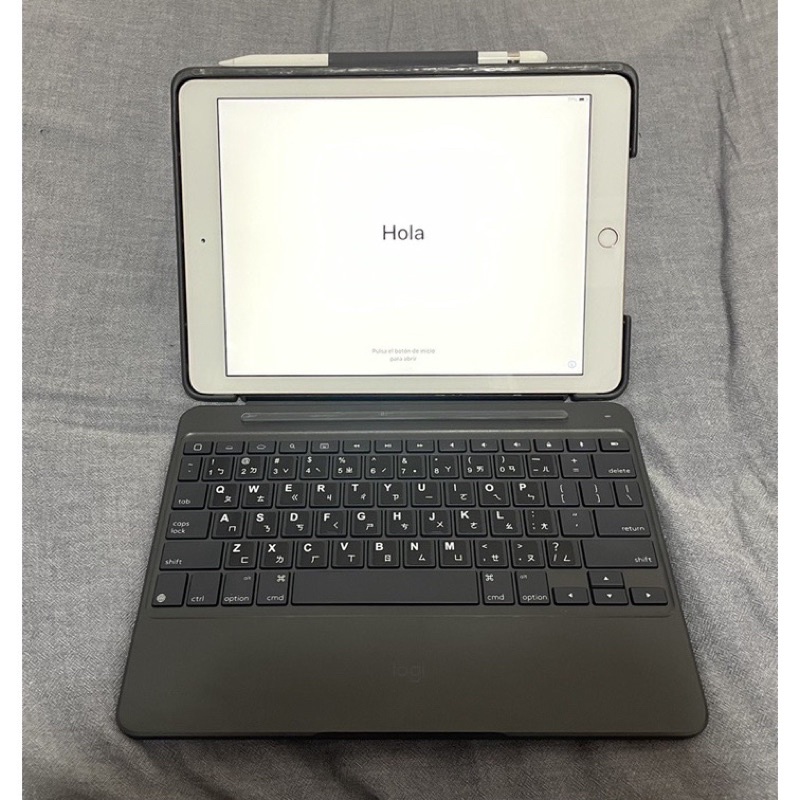 羅技無線藍芽鍵盤保護殼Logitech SLIM COMBO 適用 Apple ipad 6代 9.7吋